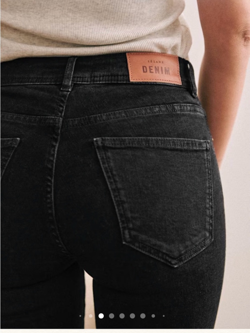 Sezane Black Skinny Jeans